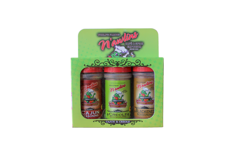 Cajun and Creole Seasoning Three Pack