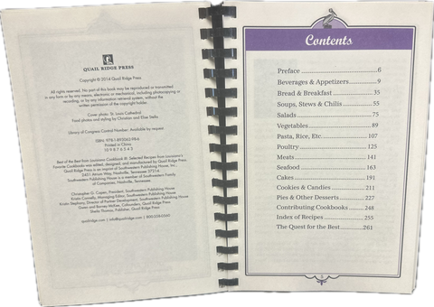 Best of the Best from Louisiana III Cookbook