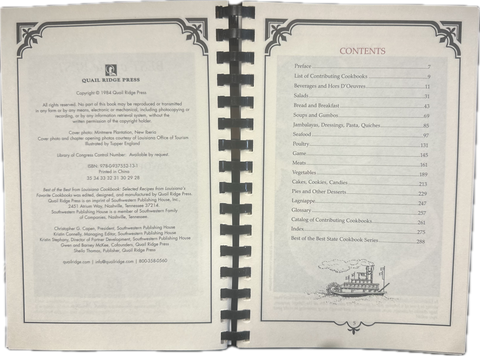 Best of the Best from Louisiana I Cookbook