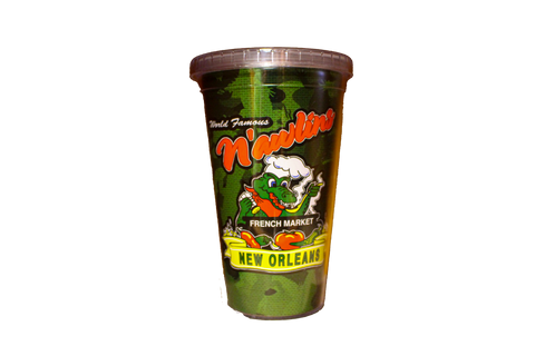 Nawlins Camo Tumbler Cup w/ straw
